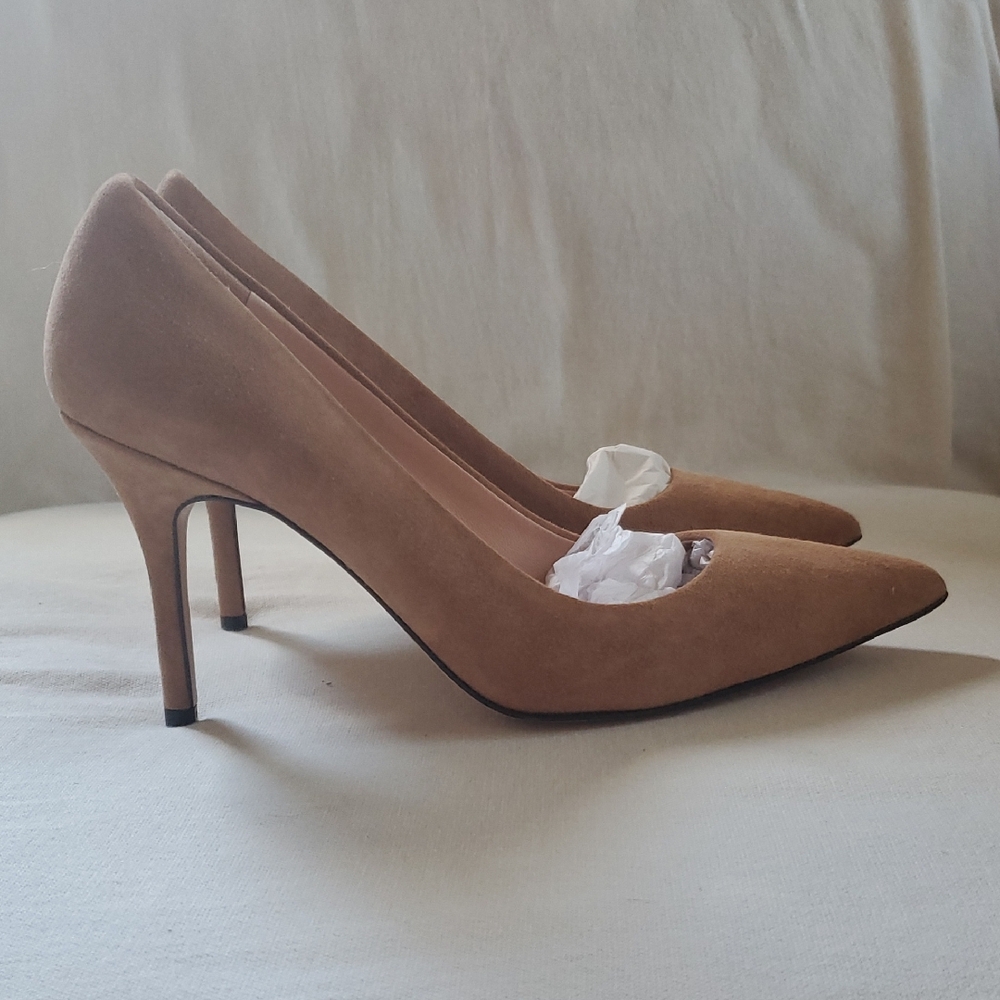 J. Crew ELSIE TAN PUMPS Classic  Heels